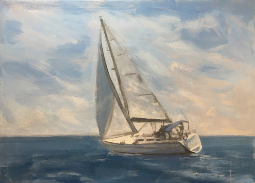 1911. Navegando. 96 x130 cm. 700 €