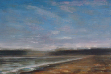 0342. Playa con nubes. 84 x 122 cm. 400 €