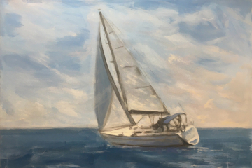 1911. Navegando. 96 x130 cm. 400 €