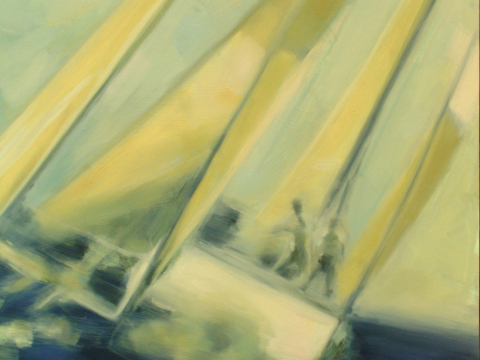 0419. Veleros. 122 x 90 cm. 1.400 €