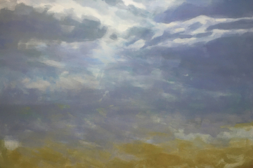 2004. La Tierra y el Cielo se encuentran. 200 x 200 cm. 1.800 €