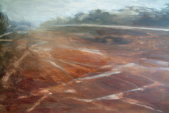 0215. Sendero en la marisma. 65 x 100 cm. 400 €