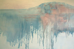 0310. La montaña azul. 97 x 162 cm. 1500 €