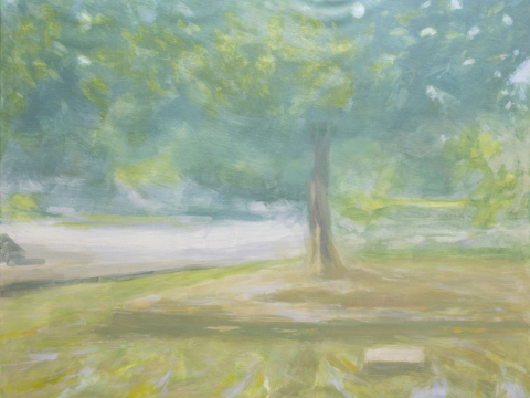 2112. Reflejos en el estanque. 130 x 162 cm. 800 €