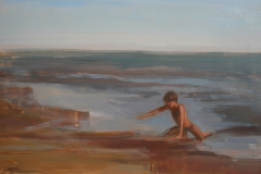 0373. Niño en la playa. 61 x 92 cm. 150 €