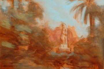 0530. Jardines de Sevilla. 81 x 61 cm. 250 €