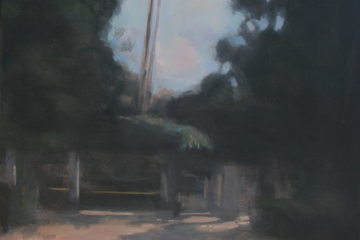 1101. La luz en la pérgola. 70 x 50 cm. 400 €