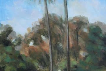 1102. La fuente de los leones. 70 x 50 cm. 300 €.