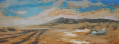 0437. Varada en la playa. 61 x 162 cm. 500 €