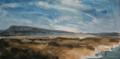 0910. La playa del faro. 97 x 194 cm. 1200 €