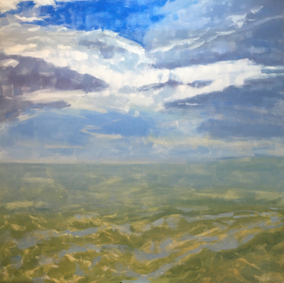 2005. Verde & Azul. 200 x 200 cm. 1500 €