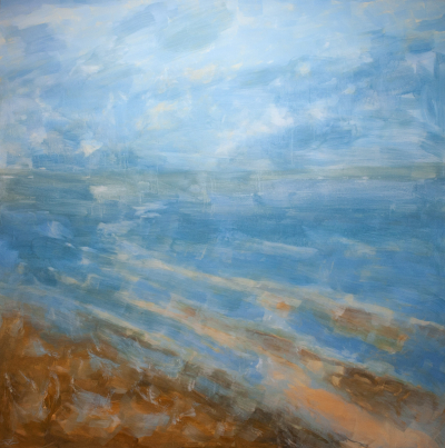 2008. El Cielo y la Tierra se encuentran. 200 x 200 cm. 1200 €