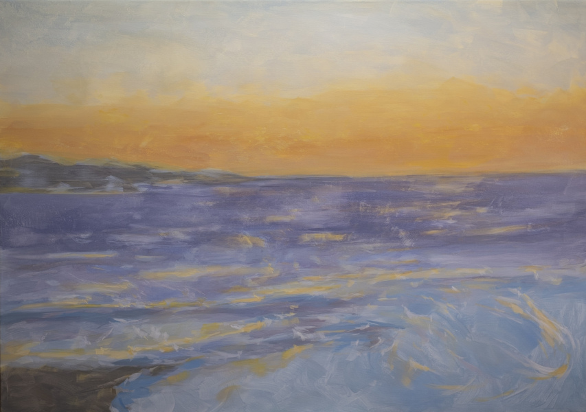 23.04.-El-sol-se-pone-sobre-el-mar.-114-x-162-cm