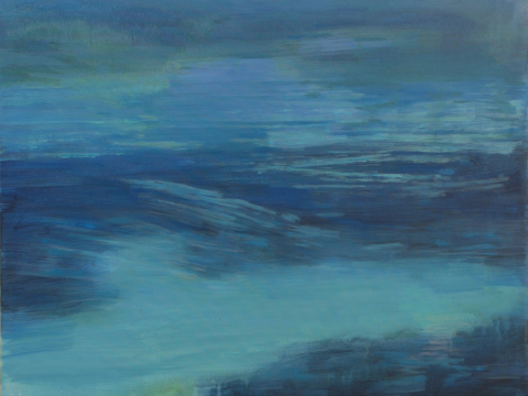 0728. Profundo en azul. 130 x 97 cm. 700 €