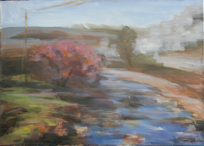0527. Color en el río. 33 x 46 cm. 250 €