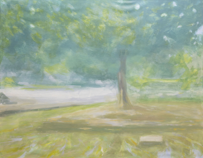 21.12. Reflejos en el estanque. 130 x 162 cm. 700 €