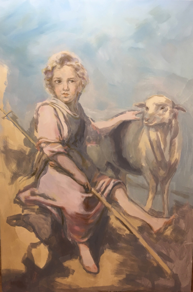1921. Jesús pastorcito. 162 x 130 cm. 500 €