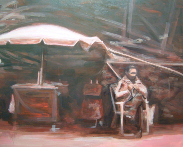 0301. La Vendedora. 130 x 160 cm. 500 €