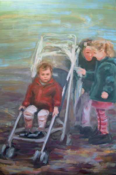 0136. Pequeñas conversaciones. 122 x 80 cm. 200 €