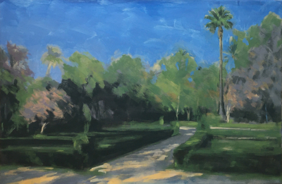 1921. Jardines de Sevilla. 97 x 146 cm. 600 €