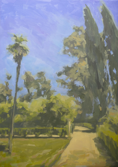 22.01. El alcázar. 73 x 54 cm. 600 €