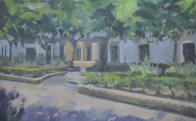 22.08. El alcázar. 73 x 116 cm. 600 €