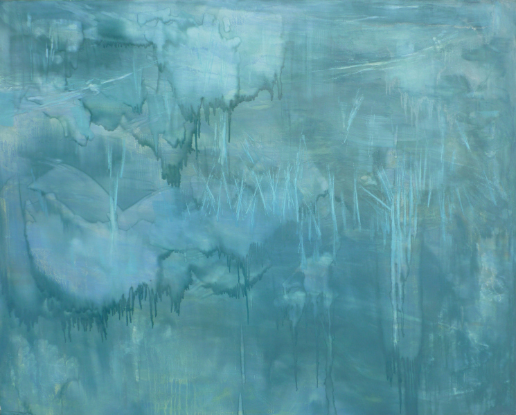10.08. En lo Profundo. Óleo sobre tela. 130 x 160 cm.