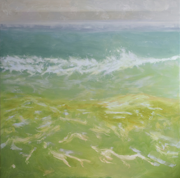 20.01. Verde Esperanza.Acrílico sobre tela. 200 x 200 cm