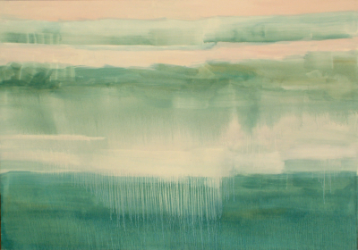 05.22. Amanecer en el campo. Óleo sobre tela. 114 x 162 cm