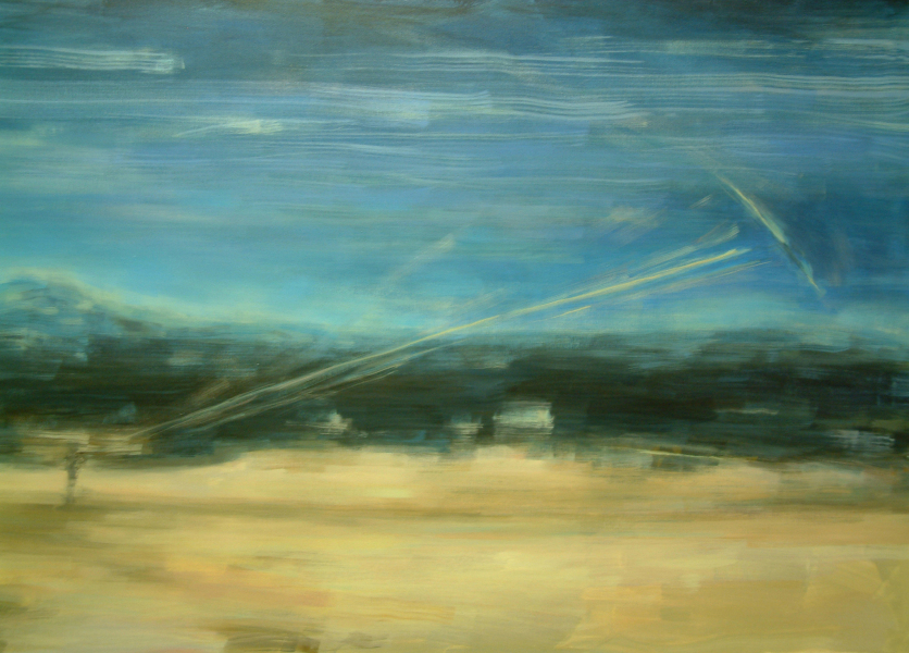 03.33. La cometa. Mixta sobre tela. 96 x 145 cm