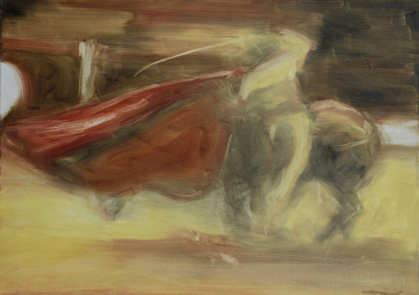 06.01. Toros. Óleo sobre tela. 50 x 70 cm