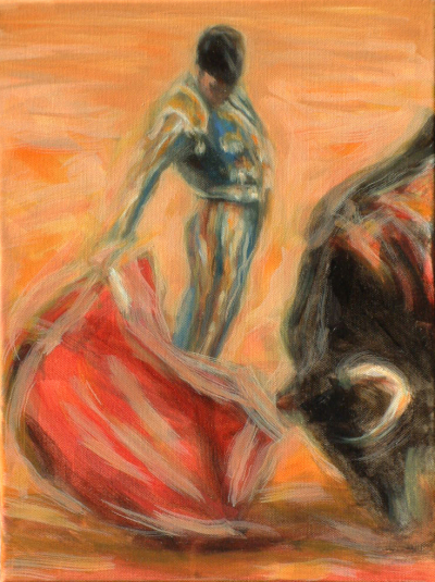 0604. Toros. 40 x 30 cm. 180 €