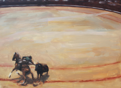 1105. El ruedo. 73 x 100 cm. 700 €